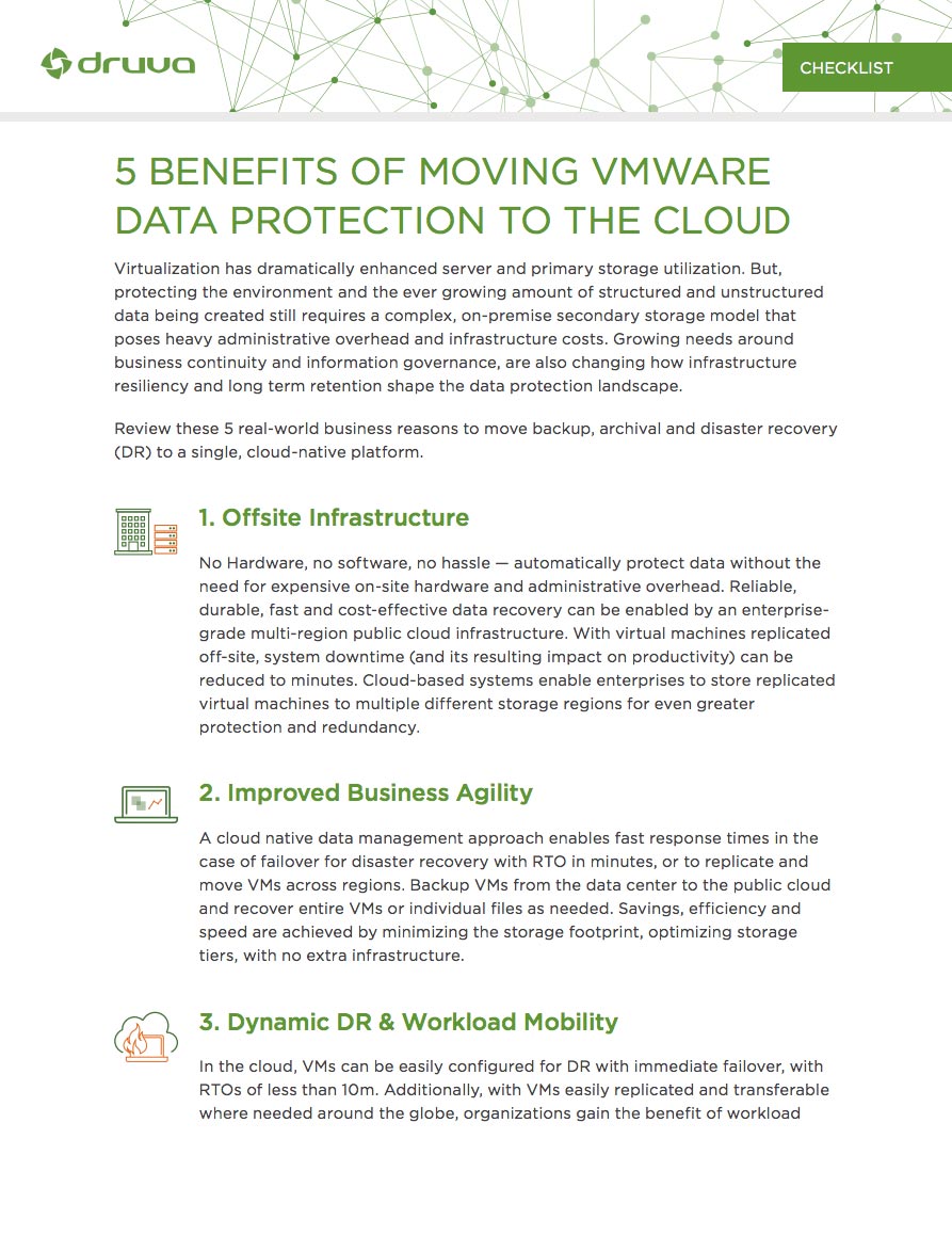 5 Benefits of moving your VMware infrastructure to the cloud